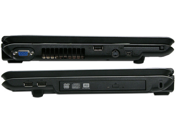 Portátil Toshiba Satellite A135-SP4128,
Procesador Pentium Dual Core T2130 (1.86GHz),
Memoria de 1GB, Pantalla 15.4