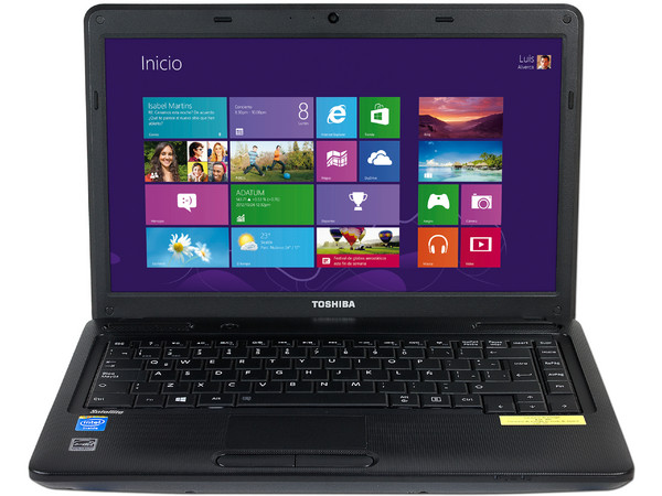 Laptop Toshiba Satellite B40-ASP4261KM:
Procesador Intel Celeron 1005M (1.9 GHz),
Memoria de 4 GB DDR3, D.D. de 500 GB,
Pantalla LED de 14