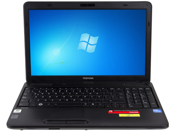 Laptop Toshiba Satellite C655-SP5294M: Intel Celeron B815 (1.60 GHz), 2GB DDR3, D.D. 500GB, Pantalla LED de 15.6”, Intel HD Graphics, DVD Super-Multi, Red 802.11b/g/n Windows 7 Starter