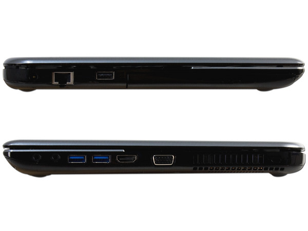 Laptop Toshiba Satellite L40-A4160FM:
Procesador Intel Celeron 1037U (1.8 GHz),
Memoria de 4 GB DDR3, D.D. de 750 GB,
Pantalla LED de 14