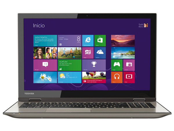 Laptop Toshiba Satellite L55W-C5202S:
Procesador Intel Core i7-5500U (hasta 3.0 GHz),
Memoria 8 GB DDR3L, D.D. de 1TB,
Pantalla LED Touch de 15.6