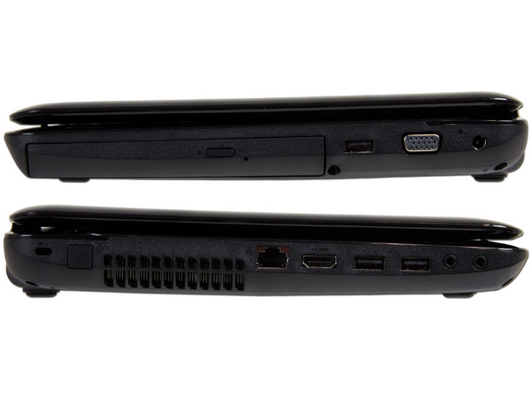 Laptop Toshiba Satellite L745-SP4281KM:
Procesador Intel Core i3-2350M (2.3 GHz),
Memoria de 4GB DDR3, D. D. de 640GB,
Pantalla LED de 14”, Video Intel HD Graphics 3000,
DVD Super-Multi DL, Red Inalámbrica 802.11b/g/n,
Windows 7 Home Basic (32 Bits)