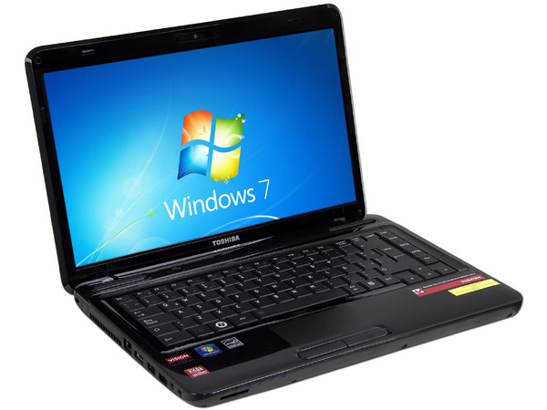 Laptop Toshiba Satellite L745D-SP4285KM:
Procesador AMD A4-3300M (1.9 GHz),
Memoria de 4GB DDR3, D.D. de 640GB,
Pantalla LED HD de 14
