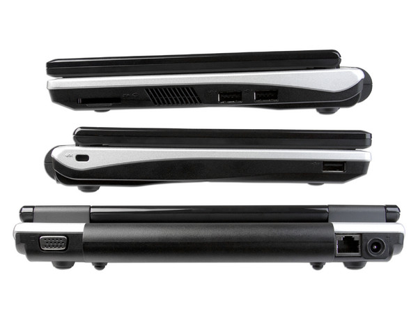 UltraPortátil Netbook Toshiba NB105:
Procesador Intel Atom N270 (1.60 GHz),
Memoria de 1GB DDR II, Disco Duro de 120GB,
Pantalla de 8.9