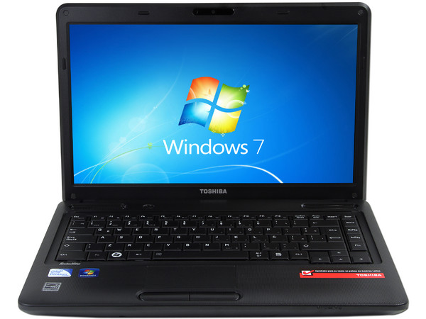 Laptop Toshiba Satellite C605-SP4161M:
Procesador Intel Pentium T4500 (2.3 GHz),
Memoria de 2GB DDR3, Disco Duro de 320GB,
Pantalla LED HD de 14