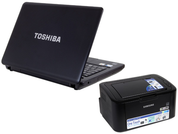 Laptop Toshiba Satellite C605-SP4163M:
Procesador Intel Pentium T4500 (2.3 GHz),
Memoria de 2GB DDR3, D.D. de 500GB,
Pantalla LED de 14