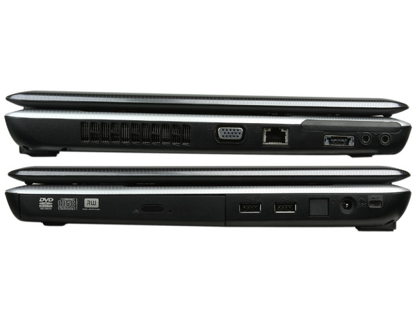 Laptop Toshiba Satellite L505-SP6019M:
Procesador Intel Core i3 330M (2.13 GHz),
Memoria de 3GB DDR3, Disco Duro de 320GB,
Pantalla de 15.6