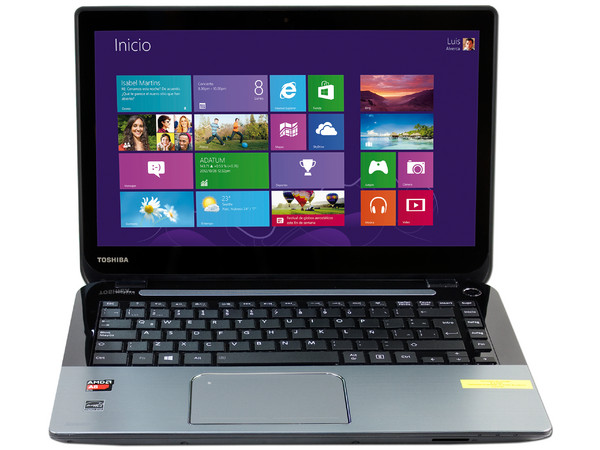 Laptop Toshiba Satellite S40DT-ASP4268SM:
Procesador AMD A6-5345 (hasta 2.8 GHz),
Memoria de 4 GB DDR3, D.D. de 750 GB,
Pantalla LED Multi Touch de 14