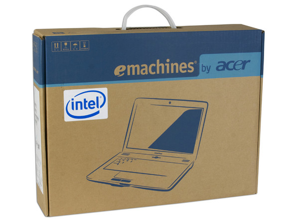 Portátil eMachines E725-4039:
Procesador Intel Pentium DualCore T4200 (2.0GHz),
Memoria de 2GB DDR II, Disco Duro de 160GB,
Pantalla de 15.6