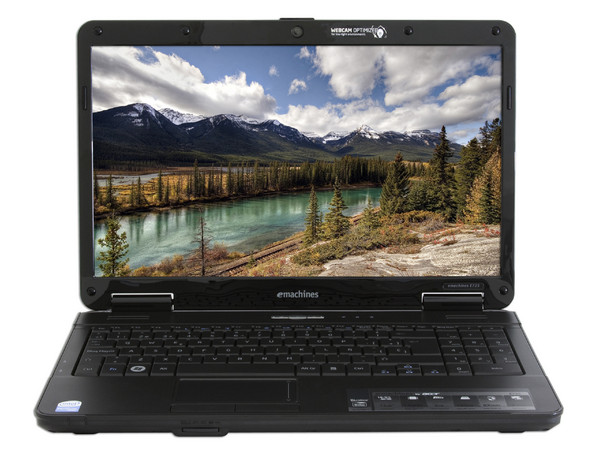 Portátil eMachines E725-4039:
Procesador Intel Pentium DualCore T4200 (2.0GHz),
Memoria de 2GB DDR II, Disco Duro de 160GB,
Pantalla de 15.6
