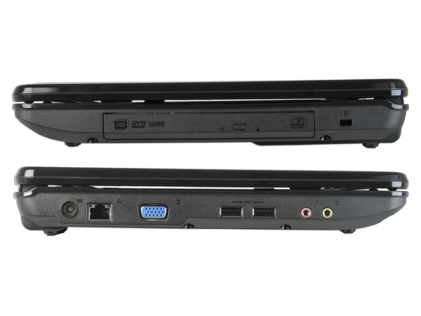 Portátil eMachines E725-4039:
Procesador Intel Pentium DualCore T4200 (2.0GHz),
Memoria de 2GB DDR II, Disco Duro de 160GB,
Pantalla de 15.6