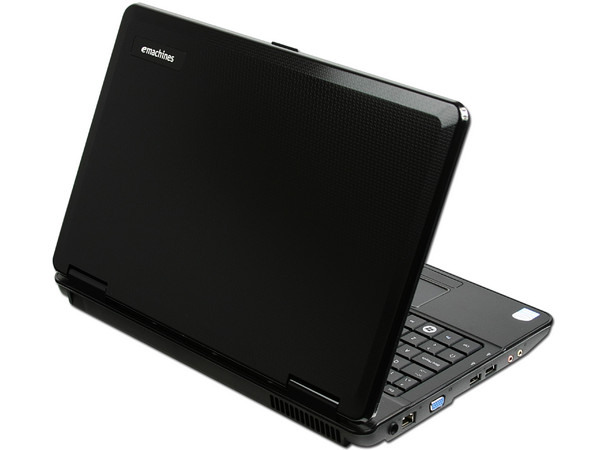 Portátil eMachines E525-2491:
Procesador Intel Celeron 900 (2.2GHz),
Memoria de 2GB DDR II, Disco Duro de 160GB,
Pantalla de 15.6