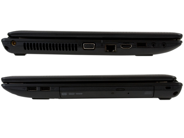Laptop eMachines E442-V253:
Procesador AMD V140 (2.30 GHz),
Memoria de 2GB DDR3, Disco Duro de 250GB,
Video ATI Mobility Radeon HD 4250,
Pantalla de 15.6