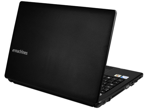 Laptop eMachines D732Z-4800:
Procesador Intel Pentium P6100 (2.0GHz),
Memoria de 2GB DDR3, Disco Duro de 500GB,
Video Intel HD Graphics, Pantalla LCD de 14