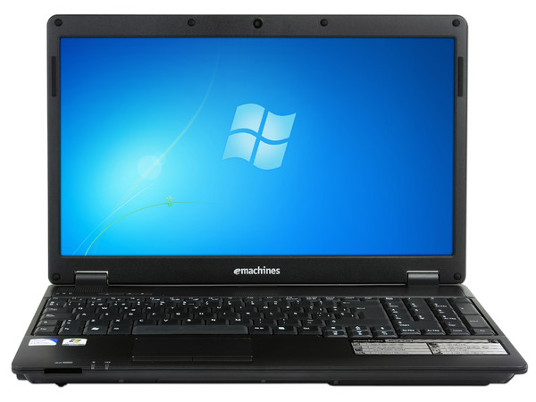 Laptop eMachines EME528-2461:
Procesador Intel Celeron 900 (2.2GHz),
Memoria de 1GB DDR3, Disco Duro de 160GB,
Video Intel GMA 4500M,
Pantalla de 15.6