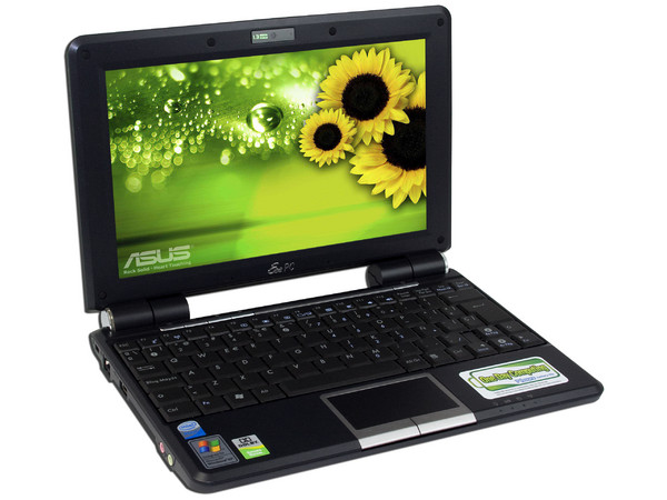 Netbook ASUS Eee PC 1000HA:
Procesador Intel Atom N270 (1.60 GHz),
Memoria de 1GB DDR II, Almacenamiento Interno 160GB,
Pantalla de 10