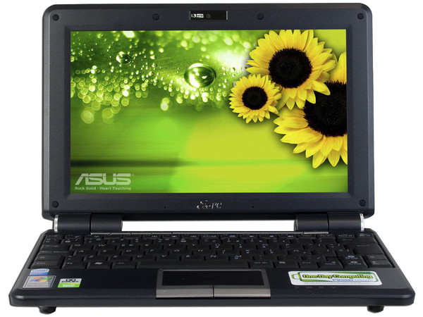 Netbook ASUS Eee PC 1000HA:
Procesador Intel Atom N270 (1.60 GHz),
Memoria de 1GB DDR II, Almacenamiento Interno 160GB,
Pantalla de 10