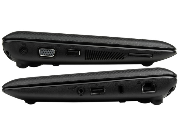 Netbook Asus Eee PC 1001PXD-EM17:
Procesador Intel Atom N455 (1.66GHz),
Memoria de 1GB DDR3,  Disco Duro 250GB,
Video Intel GMA 3150, Pantalla LED LCD de 10.1