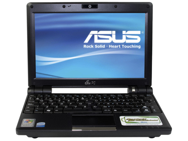 Netbook ASUS Eee PC 900HA:
Procesador Intel Atom N270 (1.60 GHz),
Memoria de 1GB DDR II, Almacenamiento Interno 160GB,
Pantalla de 8.9