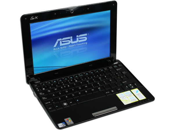 Netbook ASUS Eee PC 1005HA:
Procesador Intel Atom N270 (1.60 GHz),
Memoria de 1GB DDR II, Almacenamiento Interno 160GB,
Pantalla de 10.1 LED