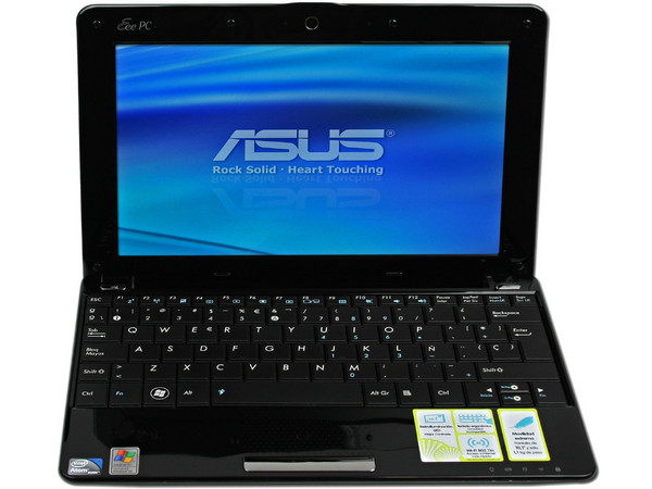 Netbook ASUS Eee PC 1005HA:
Procesador Intel Atom N270 (1.60 GHz),
Memoria de 1GB DDR II, Almacenamiento Interno 160GB,
Pantalla de 10.1 LED