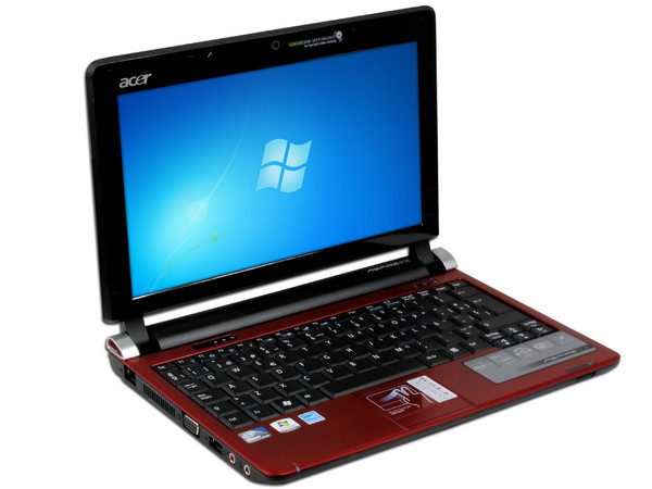 Netbook Acer Aspire One:
Procesador Intel Atom N270 (1.60 GHz),
Memoria de 1GB DDR II,  D.D. 250GB,
Pantalla de 10.1