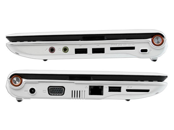 UltraPortátil Netbook Acer Aspire One:
Procesador Intel Atom N270 (1.60 GHz),
Memoria de 1GB DDR II, Disco Duro de 160GB,
Pantalla de 8.9