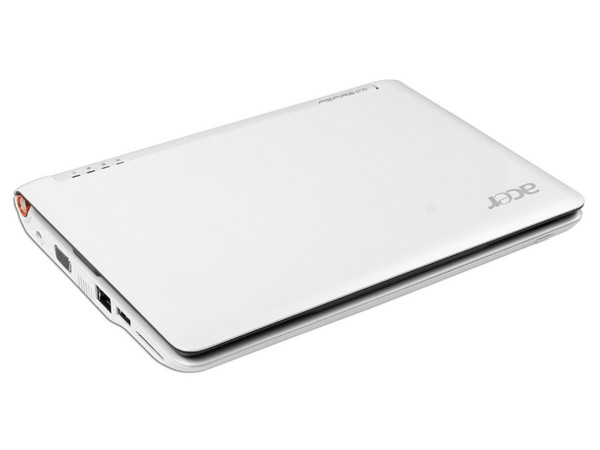 UltraPortátil Netbook Acer Aspire One:
Procesador Intel Atom N270 (1.60 GHz),
Memoria de 1GB DDR II, Disco Duro de 160GB,
Pantalla de 8.9