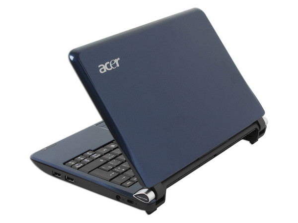 Netbook Acer Aspire One:
Procesador Intel Atom N270 (1.60 GHz),
Memoria de 1GB DDR II,  Almacenamiento Interno 160GB,
Pantalla de 10.1
