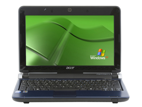 Netbook Acer Aspire One:
Procesador Intel Atom N270 (1.60 GHz),
Memoria de 1GB DDR II,  Almacenamiento Interno 160GB,
Pantalla de 10.1