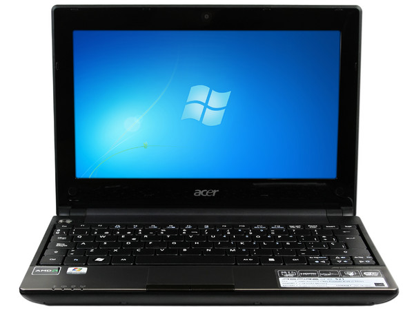 Netbook Acer Aspire One 521-3165:
Procesador AMD Athlon II Neo K125 (1.7 GHz),
Memoria de 2GB DDR3,  Almacenamiento Interno 250GB,
Pantalla de 10.1
