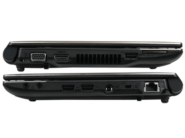 Netbook Acer Aspire One 521-3165:
Procesador AMD Athlon II Neo K125 (1.7 GHz),
Memoria de 2GB DDR3,  Almacenamiento Interno 250GB,
Pantalla de 10.1