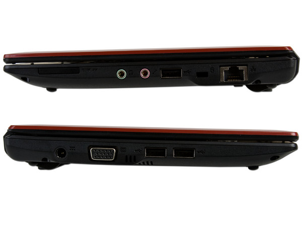 Netbook Acer Aspire One D255-2012: 
Procesador Intel Atom N455 (1.66GHz), 
Memoria de 1GB DDR2, Disco Duro 250GB, 
Pantalla de 10.1