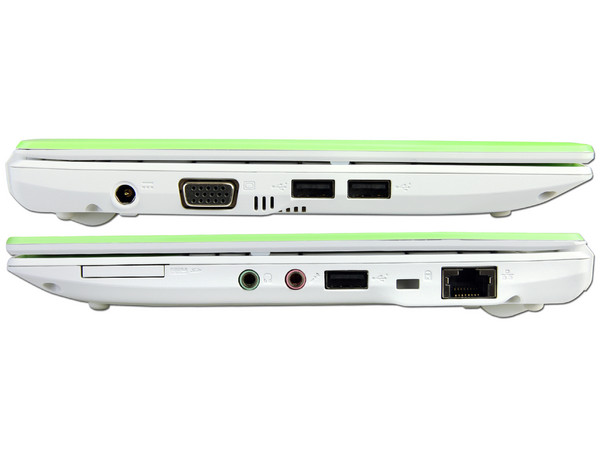 Netbook Acer Aspire ONE HAPPY:
Procesador Intel Atom N455 (1.66GHz),
Memoria de 1GB DDR3,  Disco Duro 250GB,
Pantalla LED de 10.1