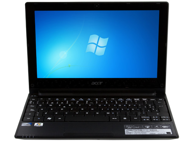 Netbook Acer Aspire ONE D255E-13456:
Procesador Intel Atom N455 (1.66GHz),
Memoria de 1GB DDR3,  Disco Duro 250GB,
Pantalla LED de 10.1