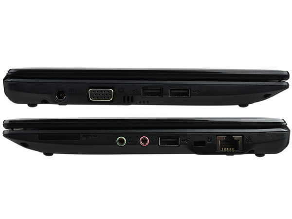 Netbook Acer Aspire ONE D255E-2826:
Procesador Intel Atom N450 (1.66GHz),
Memoria de 1GB DDR2,  Disco Duro 160GB,
Pantalla LED de 10.1