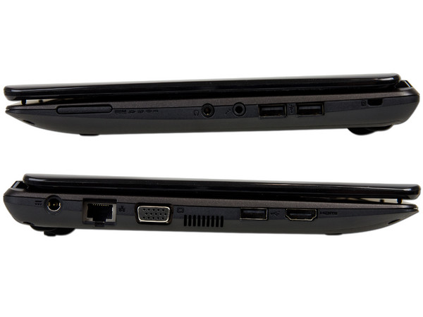 Netbook Acer Aspire ONE 722-BZ894:
Procesador AMD Dual-Core C50 (1.0 GHz),
Memoria de 1GB DDR3,  Disco Duro 320GB,
Pantalla LED de 11.6