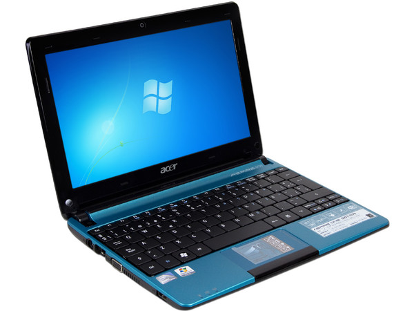 Netbook Acer Aspire One D257-1676: 
Procesador Intel Atom N570 (1.66GHz), 
Memoria de 1GB DDR3, Disco Duro 250GB, 
Pantalla LED de 10.1
