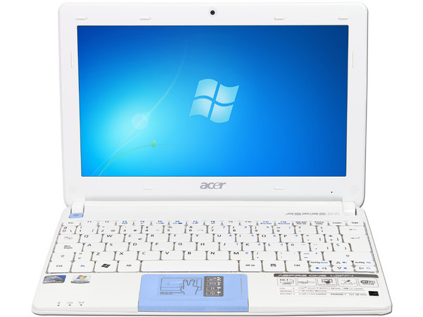 Netbook Acer Aspire ONE Happy 2:
Procesador Intel Atom N570 (1.66GHz),
Memoria de 2GB DDR3,  Disco Duro de 320GB,
Pantalla LED de 10.1
