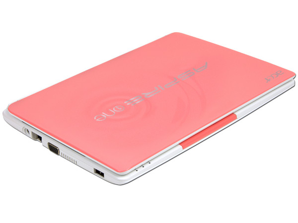 Netbook Acer Aspire ONE HAPPY 2:
Procesador Intel Atom N570 (1.66GHz),
Memoria de 1GB DDR3,  Disco Duro de 250GB,
Pantalla LED de 10.1