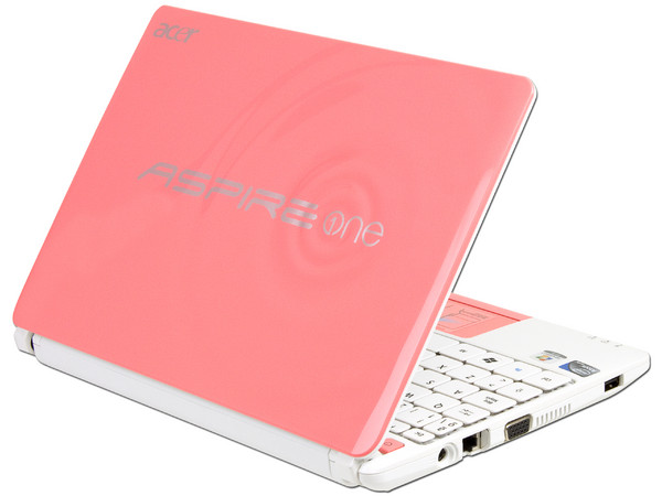 Netbook Acer Aspire ONE HAPPY 2:
Procesador Intel Atom N570 (1.66GHz),
Memoria de 1GB DDR3,  Disco Duro de 250GB,
Pantalla LED de 10.1
