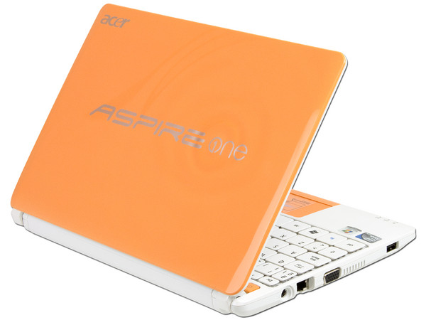 Netbook Acer Aspire ONE HAPPY 2:
Procesador Intel Atom N570 (1.66GHz),
Memoria de 1GB DDR3,  Disco Duro de 250GB,
Pantalla LED de 10.1