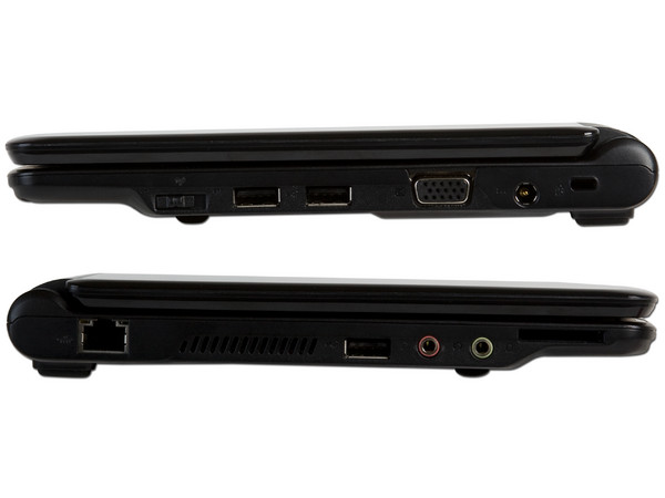 Netbook BenQ Joybook Lite U105:
Procesador Intel Atom N450 (1.66 GHz),
Memoria de 1GB DDR II,  Almacenamiento Interno 250GB,
Pantalla de 10.1