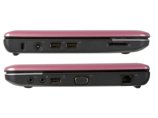Netbook Dell Inspiron Mini 10v:
Procesador Intel Atom N270 (1.60 GHz),
Memoria de 1GB DDR II, Disco Duro 160GB,
Pantalla de 10.1