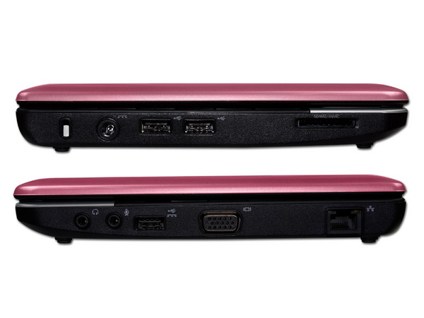 Netbook Dell Inspiron Mini 10:
Procesador Intel Atom N270 (1.60 GHz),
Memoria de 1GB DDR II, Disco Duro 160GB,
Pantalla de 10.1