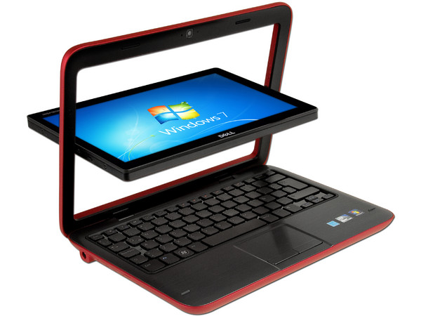 Netbook/Tablet Dell Inspiron Duo (S1055_232LPA):
Procesador Intel Atom DC N550 (1.5GHz), 
Memoria de 2GB DDR3, Disco Duro 320GB, 
Pantalla Multi-touch LED de 10.1