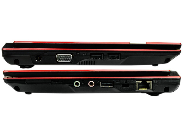 Netbook Gateway LT2704m: 
Procesador Intel Atom N455 (1.66GHz), 
Memoria de 2GB DDR3, Disco Duro 250GB, 
Pantalla LED de 10.1