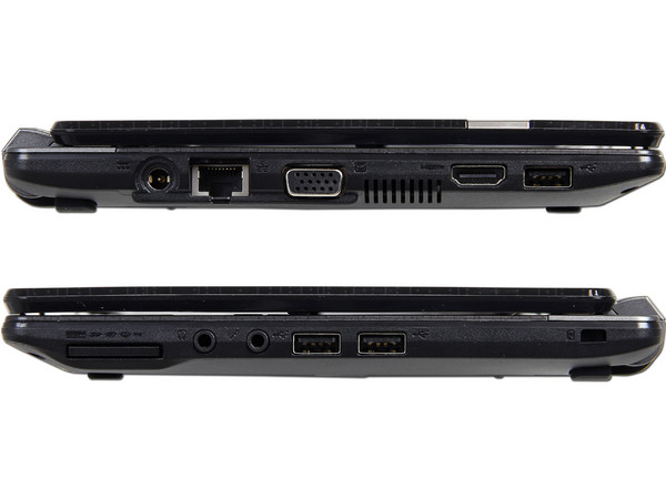 Netbook Gateway LT4002m:
Procesador Intel Atom N2600 (1.6 GHz),
Memoria de 2 GB DDR3, D.D. 320 GB,
Pantalla LED de 10.1