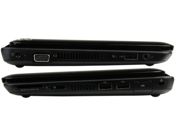 Netbook HP Mini 210-1025LA,
Procesador Intel Atom N450 (1.66 GHz),
Memoria 1GB DDR2, Pantalla 10.1”,
Disco Duro de 160GB, Red 802.11b/g,
Windows 7. Color Negra