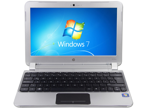 Netbook HP Pavilion 3105m,
Procesador AMD E-350 Dual Core (1.6GHz),
Memoria 2GB DDR3, Disco Duro de 320GB,
Pantalla LED de 11.6”, Video AMD Radeon HD 6310,
Red 802.11b/g/n,
Windows 7 Professional (64 Bits)